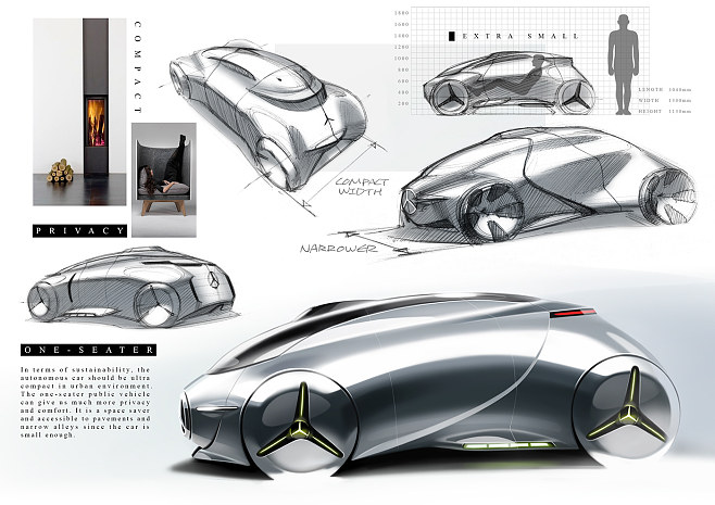 汽车,概念,奔驰, 工业设计,产品设计,.